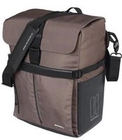 Fahrrad-Schultertasche Basil Move Mik Nieten 14 Liter 14 X 24 X 34 Cm - Braun