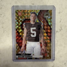 2025 Panini Gold Mosaic Football Dillon Gabriel Rookie Prizm #277