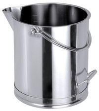 Contacto Edelstahl Messeimer zylindrisch 10 l