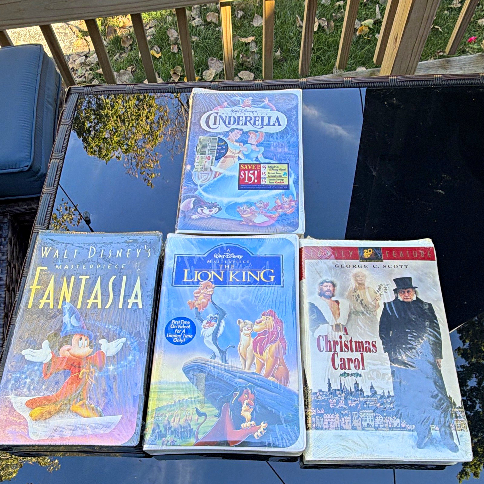 Walt Disney Home Video Masterpiece Collection sealed VHS lot of 4 NTSC Hi-Fi