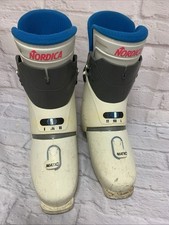 Nordica Ski Boots N997 - White - Size 27/27.5 (UK 8/8.5) - with carry bag