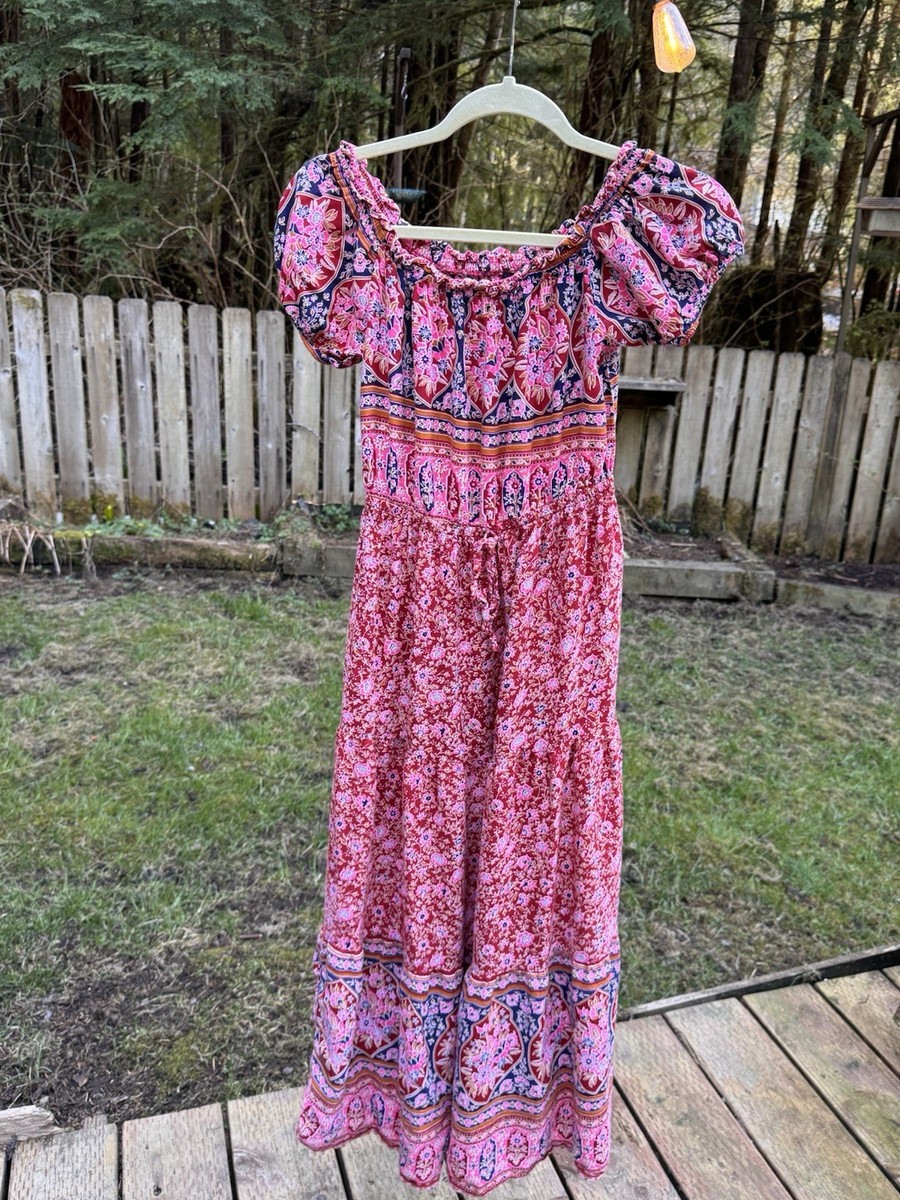 knee length dresses for ladies Ayla Tan Smocked Maxi Dress