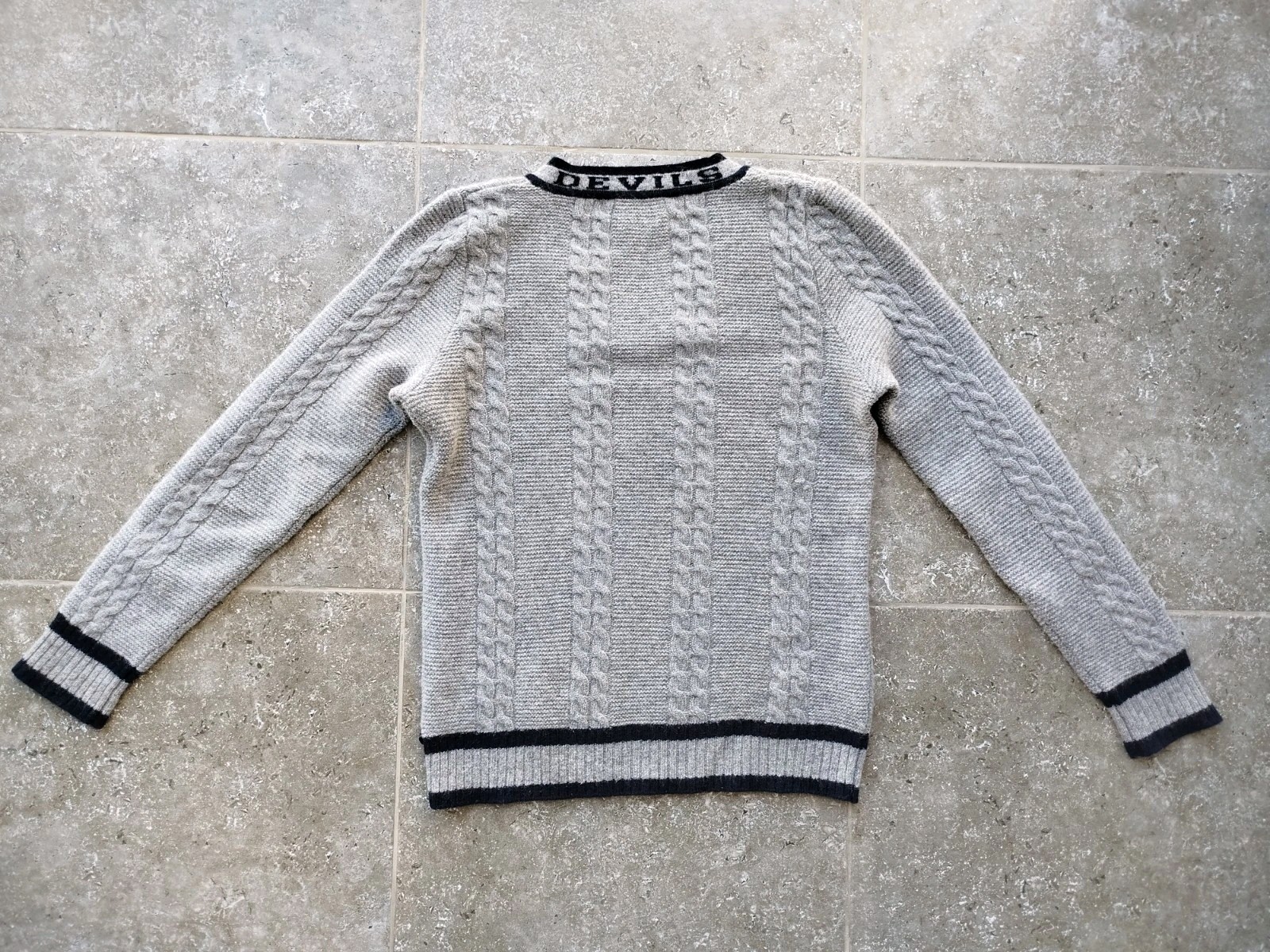 Roberto Cavalli Devils Pullover Jumper Teens Gray… - image 7