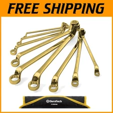 High-Quality 9-Piece Offset Box Wrench Set - 75-Degree with Easy Storage Pouch