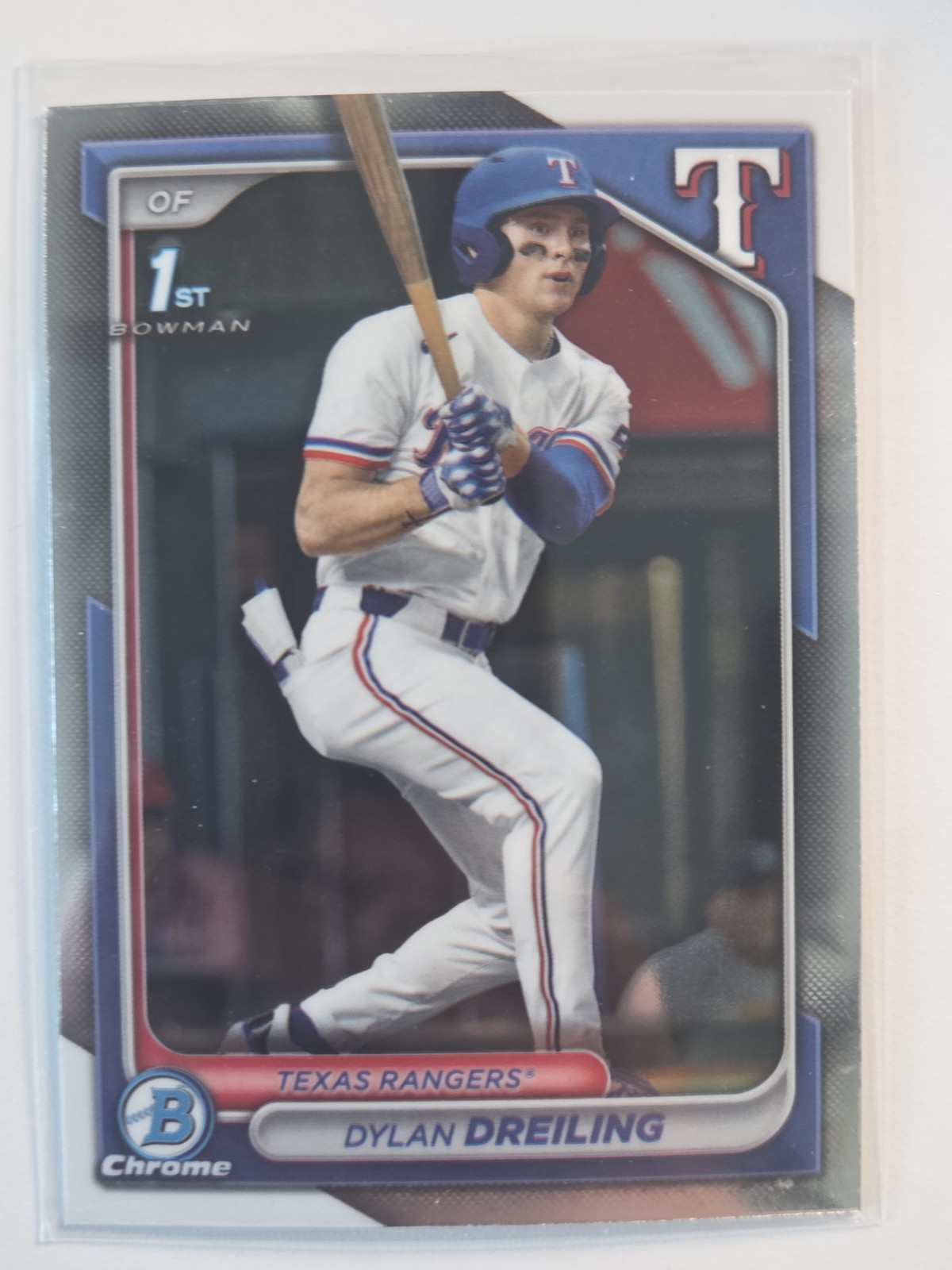2024 Bowman Chrome 1st Dylan Dreiling BDC-42 Rangers