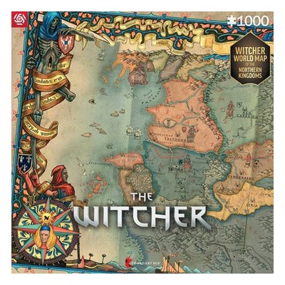 The Witcher 3 Gaming Puzzle The Northern Kingdoms (1000 Teile) Good Loot