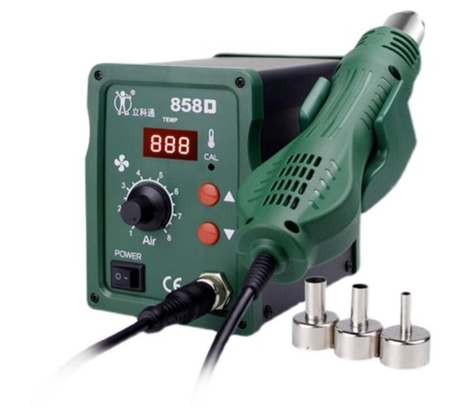 858D Hot Air Gun Desoldering Station with Digital Display High-PowerSolderingGun - Picture 1 of 29