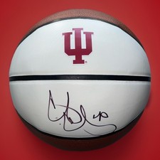 CALBERT CHEANEY PSA / DNA COA AUTOGRAPH INDIANA HOOSIERS LOGO BASKETBALL