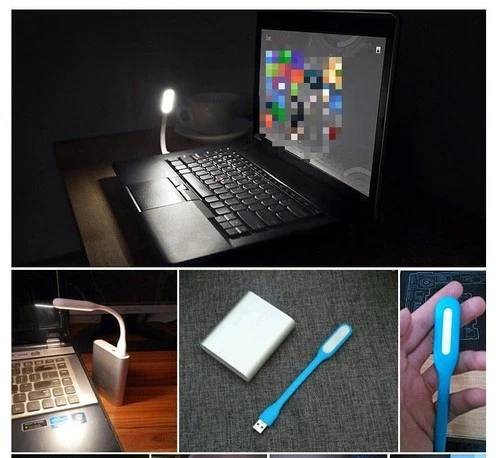 5x Mini USB Night Light Table Reading Lamp Torch LED Computer Mobile Notebook