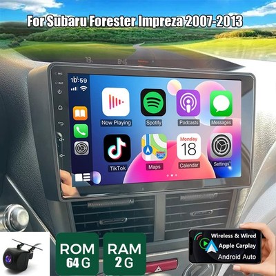 FOR SUBARU FORESTER IMPREZA 2007-2013 CAR STEREO RADIO 2+64GB WIRELESS