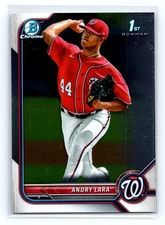 2022 Bowman Chrome Prospects #BCP-70 Andry Lara Washington Nationals 1st Bowman