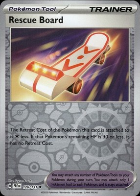 Rescue Board | 126 | Pokemon | Prismatic Evolutions | Reverse | 50% off 2nd Item