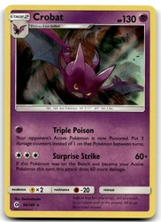 Crobat 56/149 Sun & Moon Base Set Holo Rare