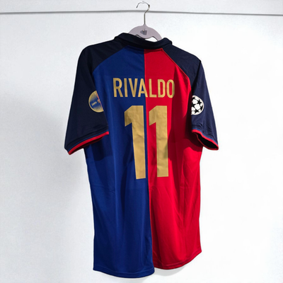 Barcelona FC Home - UEFA Champion League 99/00 - RIVALDO # 11