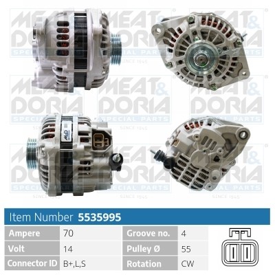 Meat & Doria Generator FüR Mazda 323 F IV BG 1.6 16V 1.3 KIA Shuma II FB 1.8-image