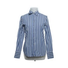 Jones Armstrong, Hemd, Größe: 36, Weiß/Blau, Baumwolle, Streifen, Damen #9Ac