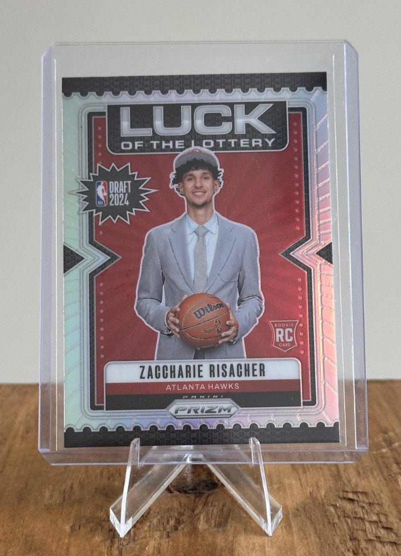 2024-25 Panini Prizm - Luck of the Lottery Zaccharie Risacher #10 Silver