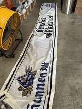 German Beer Sign Advertising HANNEN ALT Wall Hanging Vintage Super Long 15ft