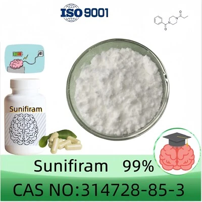 HEALTHYFINDS Sunifiram Pulver, Reinheit 99 % min, 20 Gramm, enthalten 100 mg Messlöffel CA...