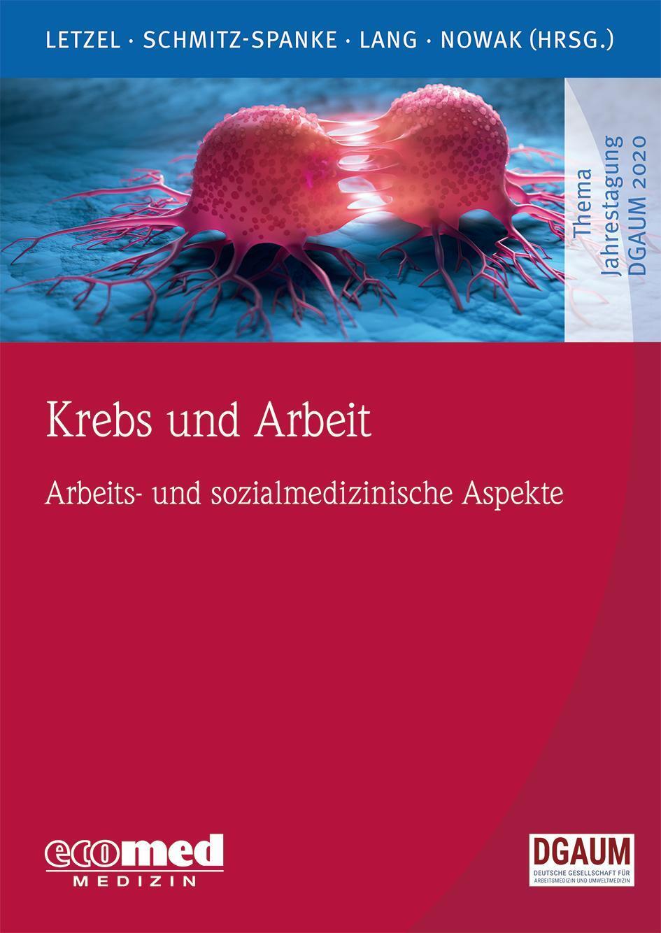 Thumbnail - Krebs Und Arbeit | Stephan Letzel (u. A.) | Taschenbuch | 464 S. |