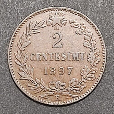 2 CENTESIMI LIRE VALORE 1895 1897 1898 1900 BB SPL FDC REGNO SCEGLI ANNO UMBERTO