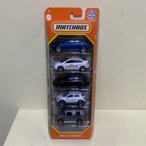 Matchbox Set of 5 Cars MBX Fire Rescue, City Drivers, Rally II, Top Gun, Exotic - Picture 11 of 24