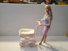 Vintage 1999 - Walking Barbie & Stroller Set Mattel