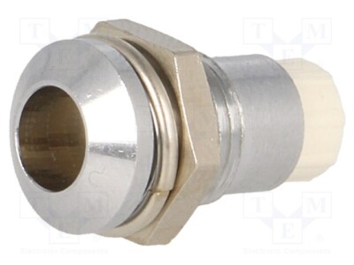 Fassung für LEDs 5mm  Metall konvex SMQ1 089 Fassungen