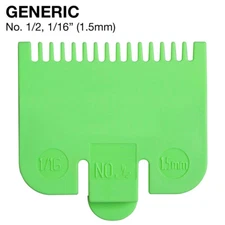 FITS ALL CONAIR Barber Clippers Hair Guide No 1/2 Attachment Comb 1/16" GENERIC