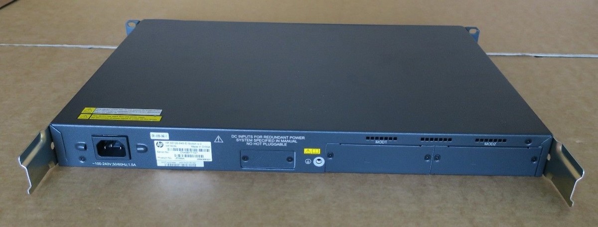 HP JE068A A5120-24g Ei Switch With 2 Slots for sale online | eBay