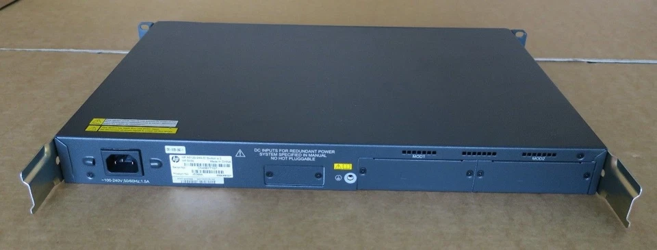 Conmutador Gigabit HP A5120-24G EI 24x 10/100/1000 + 4x Puerto SFP Compartido L4 JE068A Foto 3 de 4