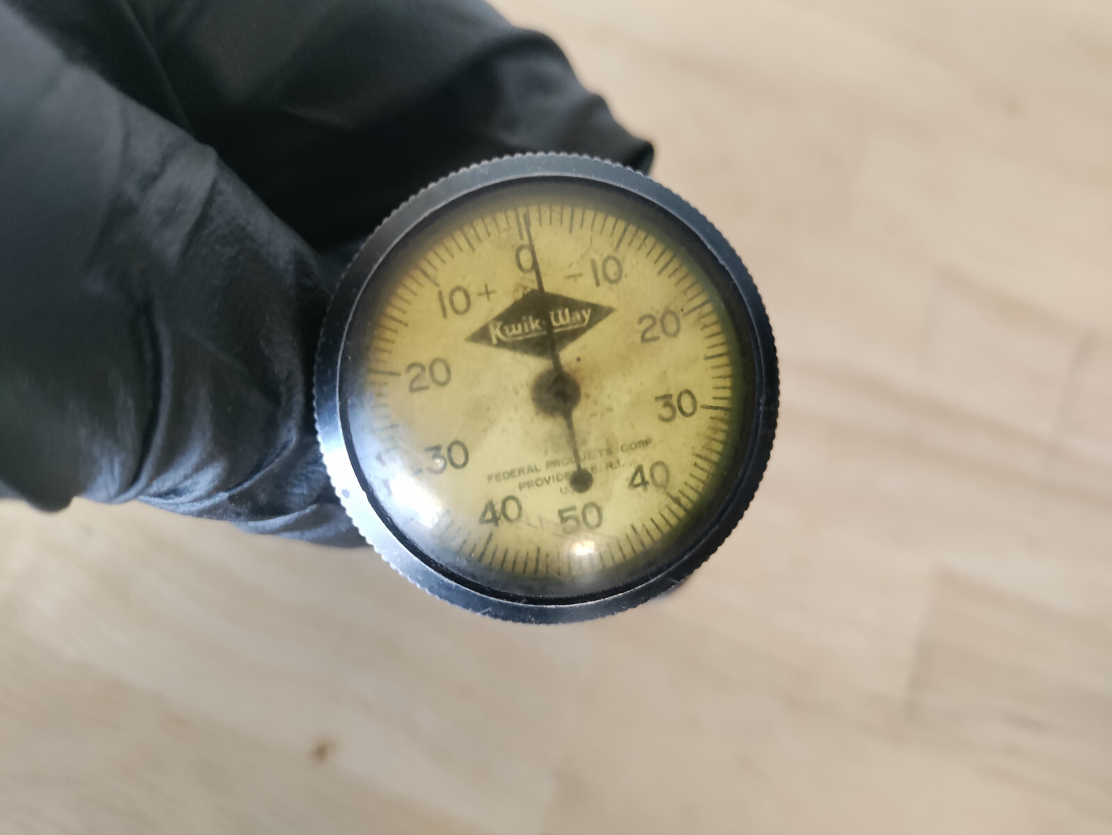 Kwik Way Valve Seat Run Out Gauge Gage Hole Bore Dial Indicator .47" Bore eBay