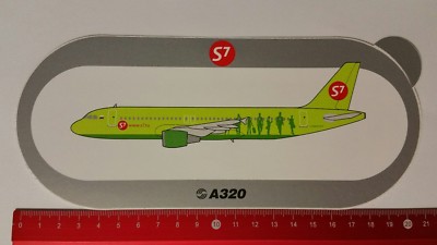 Aufkleber/Sticker: Airbus A320 / S7 (1104172)