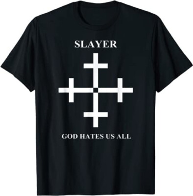 Slayer God Hates Us All Cross T-Shirt