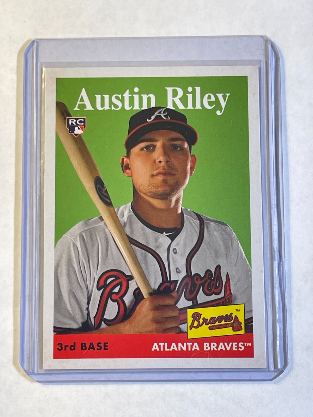 2019 Topps Archives - 1958 Design #13 Austin Riley (RC) Rookie Card Braves