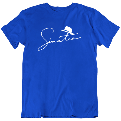 Frank Sinatra Icon Singer Pop Jazz Music T-shirt 100% Cotton Tee Gift New - Picture 9 of 11