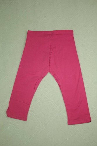 NEW Girls Capri Leggings Size Large 10 - 12 Pink Stretch Pants School Clothes - Picture 2 of 4