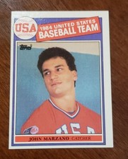 1985 Topps Team USA #399 John Marzano Olympic Baseball Card Red Sox