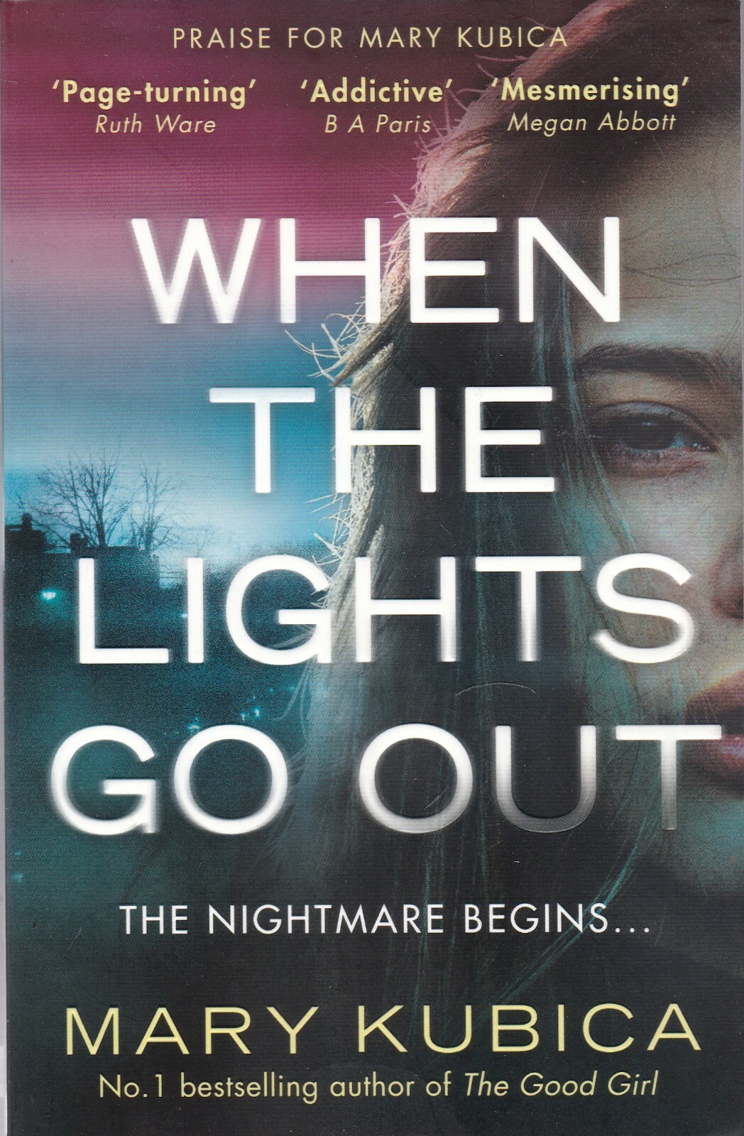 MARY KUBICA WHEN THE LIGHTS GO OUT BOOK - PAPERBACK - BRAND NEW