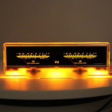 P-78WTC alta precisione VU meter altoparlante sintonizzazione orologio di potenza con retroilluminazione gialla