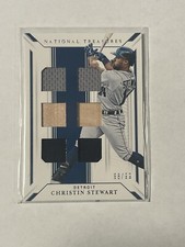 2019 National Treasures Game Gear Material Sevens /99 Christin Stewart Rookie RC