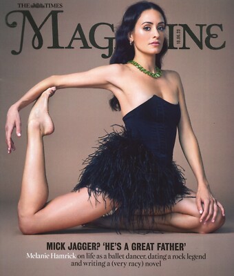 Times Magazine Melanie Hamrick, Mick Jagger,  Richard Hammond, Hambling, 10.6.23