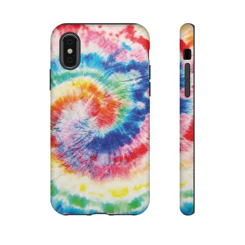 Tie Dye Cell Phone Case - Multicolor Swirl, Pink, Blue - Impact Resistant Shell - 第 43/48 張圖片