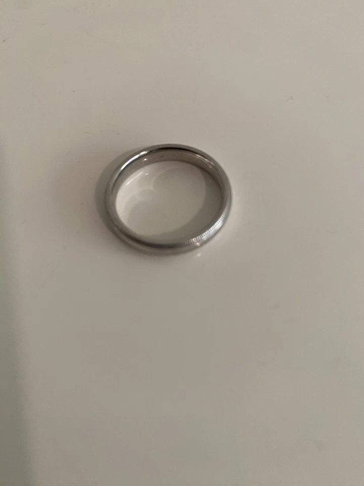 Aliança de casamento masculina de platina Haniken Jewelers NYC - Imagem 2 de 4