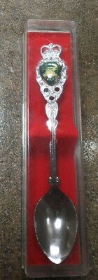 1000 Islands Canada Collectors Spoon in Case Rare Crown Boat