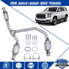 For 2015-2020 GMC Yukon 6.2L V8 Left & Right Side Y Pipe Catalytic Converter Set
