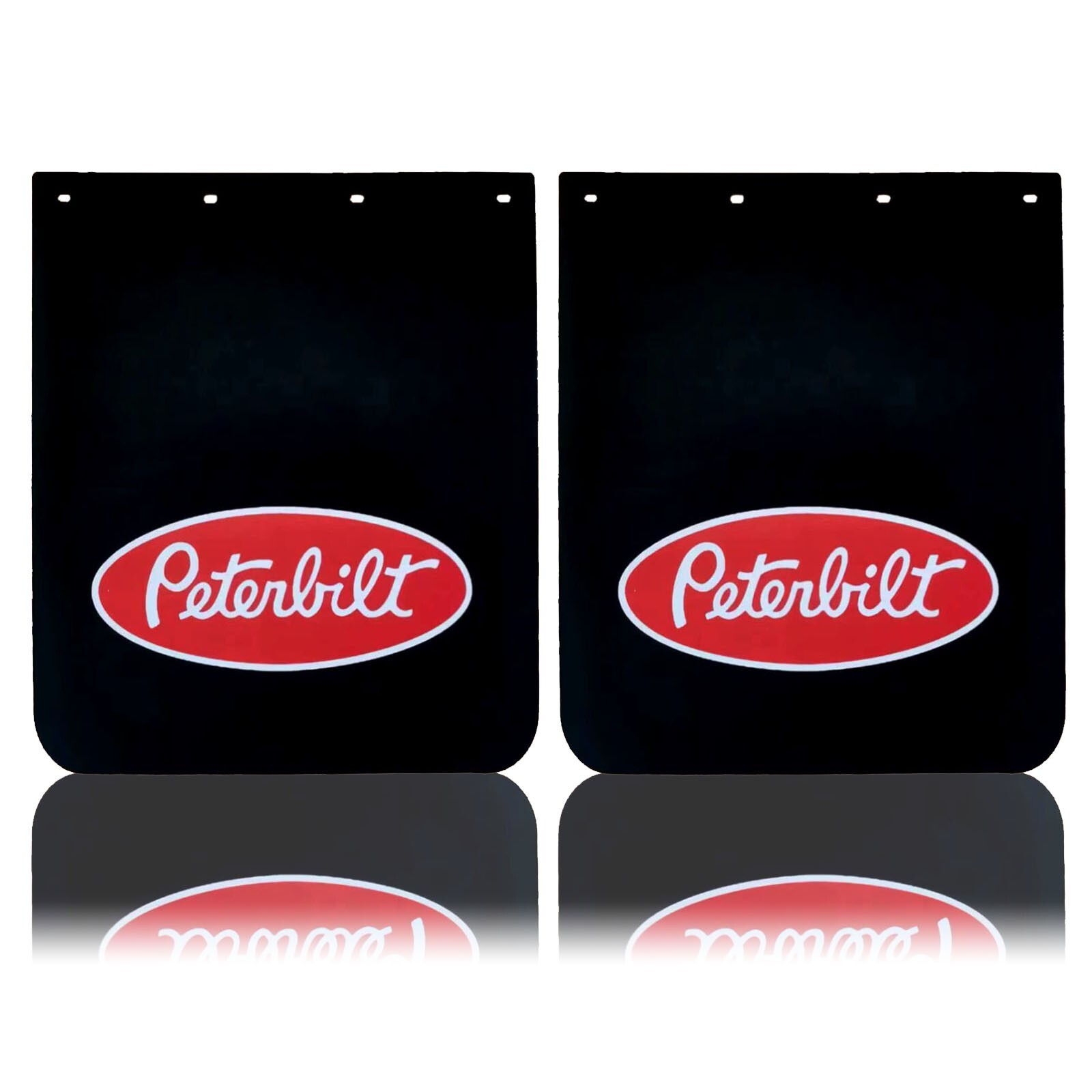 Heavy-Duty Black Semi Truck Mud Flaps 24x30x1/5
