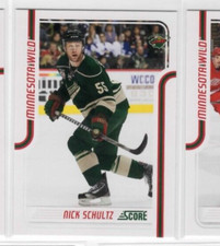 Nick Schultz 11-12 Panini Score Hockey Base Common #241 Minnesota Wild
