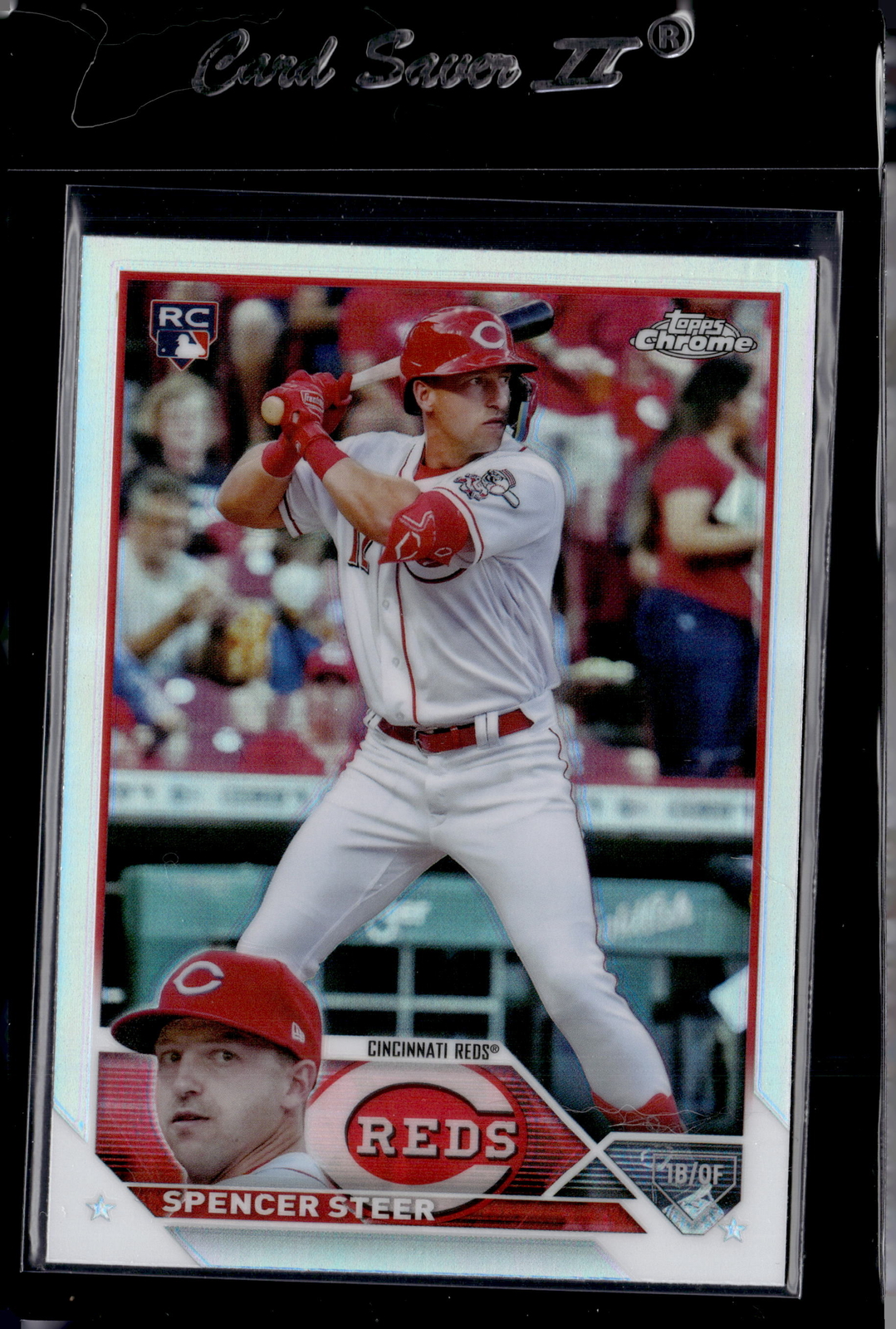 2023 Topps Chrome #146 Spencer Steer Refractor