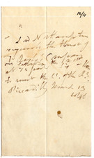 Spencer Compton Marquess Northampton Signed Letter 1846 Autograph Patron Science